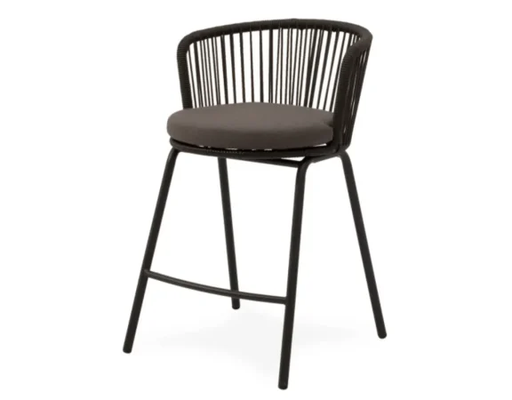 Taburete de Exterior Pierre Gris Oscuro 56x59x88 Cm – Somcasa (1)