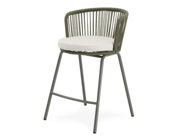Taburete de Exterior Pierre Verde 56x59x88 Cm – Somcasa (4)