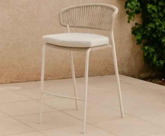 Taburete de Exterior Randall Beige 57x65x94 Cm – Somcasa (2)