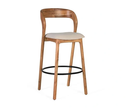 Taburetes Madera Maciza de Acacia 53x53x109 Cm - Giner y Colomer (2)