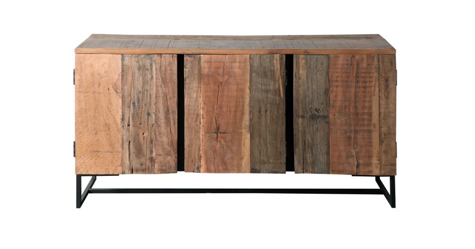 BUFFET 3P. LACERTA MAD. RECICL./ACACIA/METAL IMORI