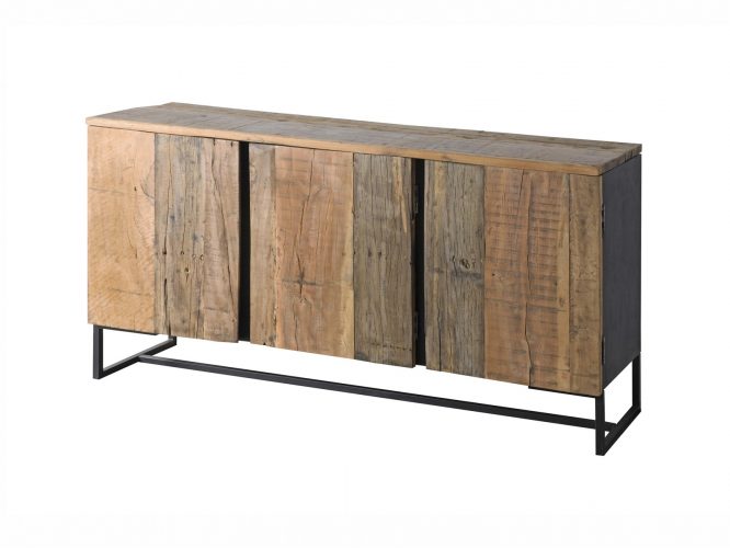BUFFET 3P. LACERTA MAD. RECICL./ACACIA/METAL IMORI