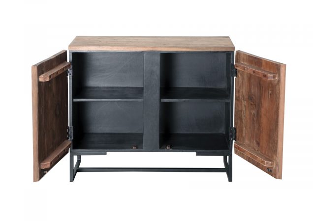 BUFFET 2P. LACERTA MAD. RECICL./ACACIA/METAL IMORI