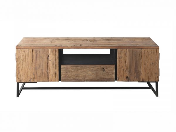 MUEBLE TV LACERTA MAD. RECICL./ACACIA/METAL IMORI