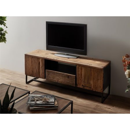 MUEBLE TV LACERTA MAD. RECICL./ACACIA/METAL IMORI