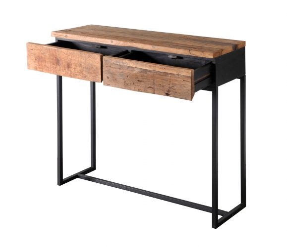 CONSOLA 2C. LACERTA MAD. RECICL./ACACIA/METAL IMORI