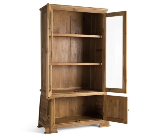 Vitrina Madera de Teca 109x42x186 Cm - Giner y Colomer (1)