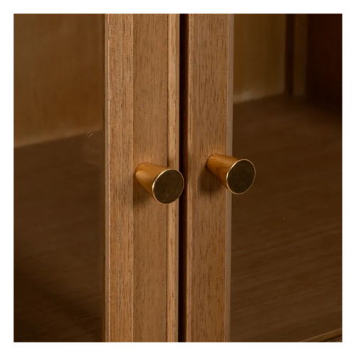 Vitrina Natural de Madera de Fresno DM 2 Puertas - IXIA (7)