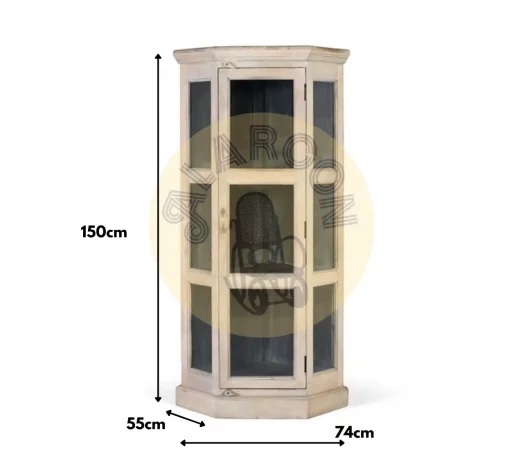 Vitrina Rinconera de Madera de Mango-150x74x55cm-MOVIL (3)
