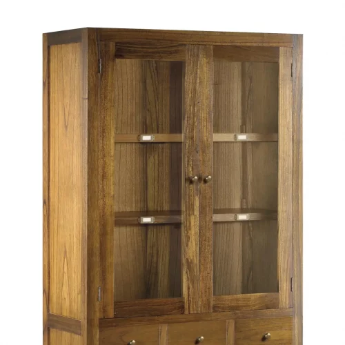 Vitrina Star 3 Cajones 4 Puertas de Madera de Mindi - Moycor (2)