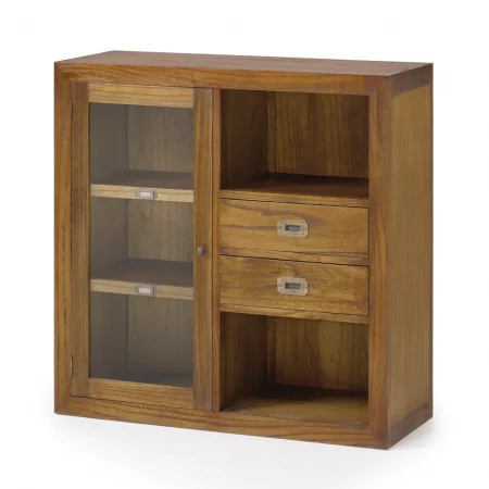 Vitrina Star Combi Izquierda con 2 Cajones y 1 Puerta - Moycor (1)