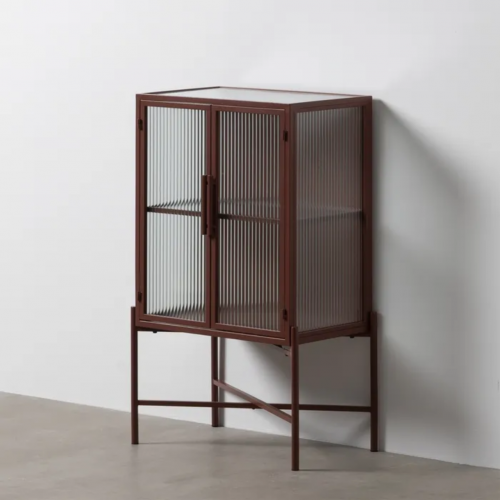 Vitrina Teja de Metal y Cristal 2 Puertas - IXIA (1)