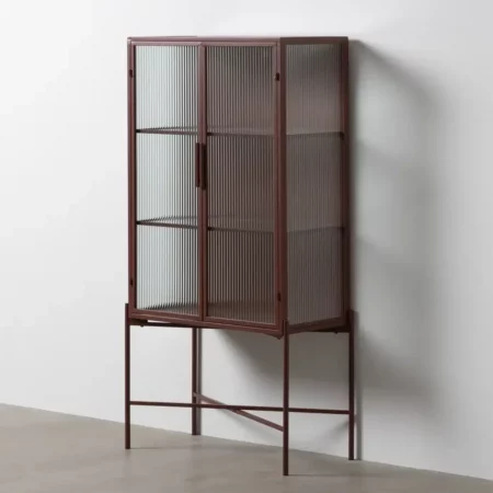 Vitrina Teja de Metal y Cristal 2 Puertas - IXIA (1)