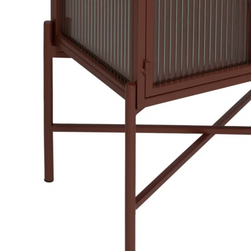 Vitrina Teja de Metal y Cristal 2 Puertas - IXIA (11)