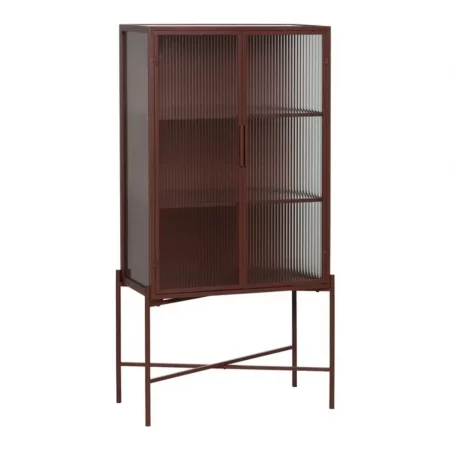 Vitrina Teja de Metal y Cristal 2 Puertas - IXIA (2)