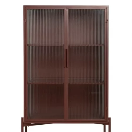 Vitrina Teja de Metal y Cristal 2 Puertas - IXIA (5)