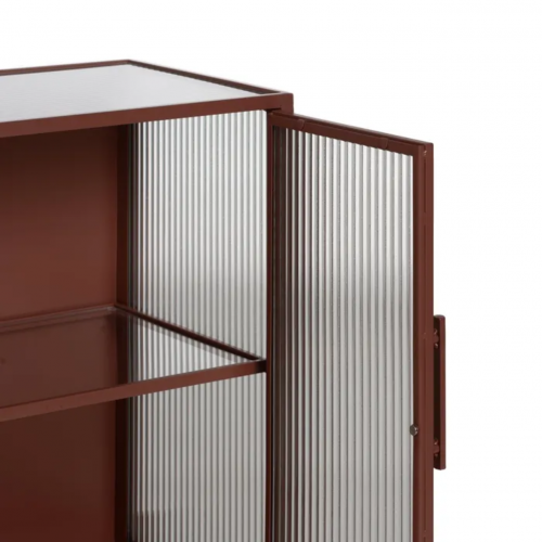 Vitrina Teja de Metal y Cristal 2 Puertas - IXIA (6)