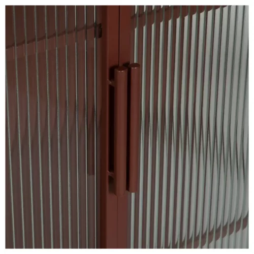 Vitrina Teja de Metal y Cristal 2 Puertas - IXIA (8)