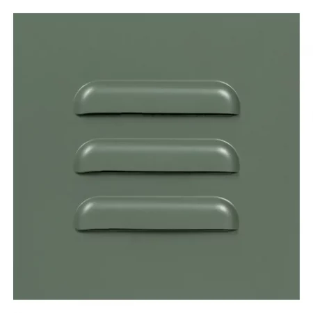 Vitrina Verde Militar de Metal y Cristal 2 Puertas Superioes 2 Puertas Inferiores - IXIA (9)