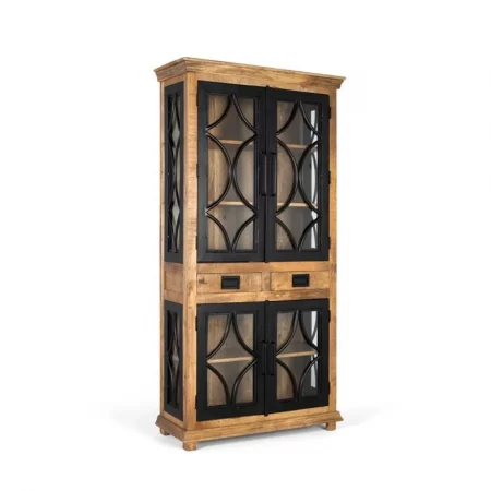 Vitrina de Estilo Industrial 100x40x200 Cm - Giner y Colomer2