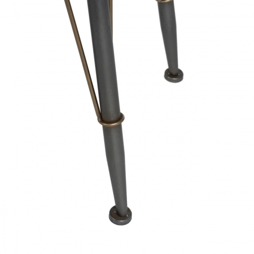 Vitrina de Metal y Cristal Brick Negro-Oro - IXIA (10)