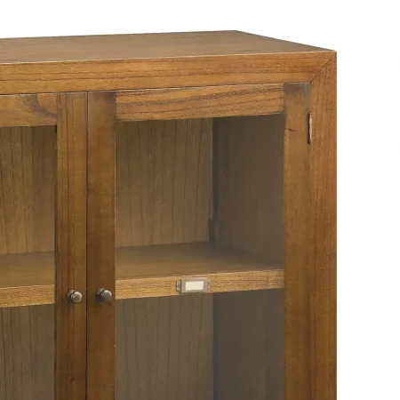 Vitrina en Madera de Mindi con 2 Cajones y 2 Puertas Modelo Star 90x35x90 Cm - Moycor (2)