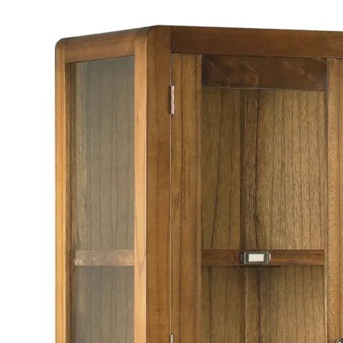 Vitrina en Madera de Mindi con 2 Cajones y 4 Puertas Modelo Flash 85x40x190 Cm - Moycor (2)
