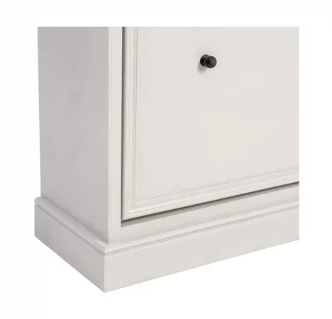Zapatero blanco de madera con 3 cajones (1 almacenaje 72x19,5 cm + 2 zapateros 72x35 cm) – IXIA-MOVIL (5)