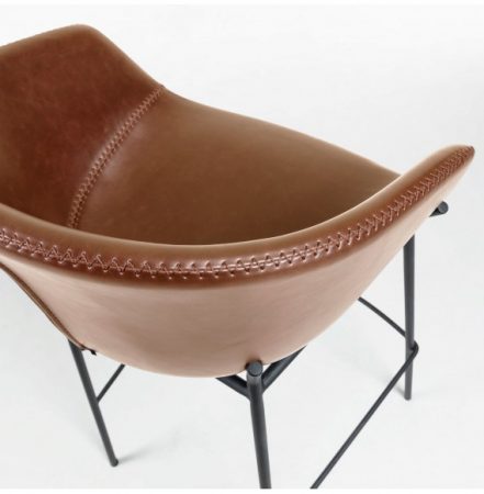 taburete-alto-metal-negro-pu-marron-claro-zadine (3)